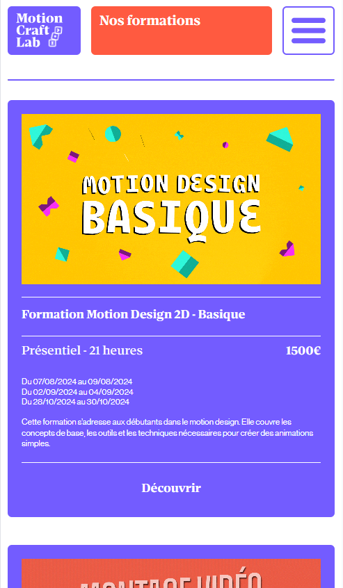 Image de présentation de Motion Craft Lab