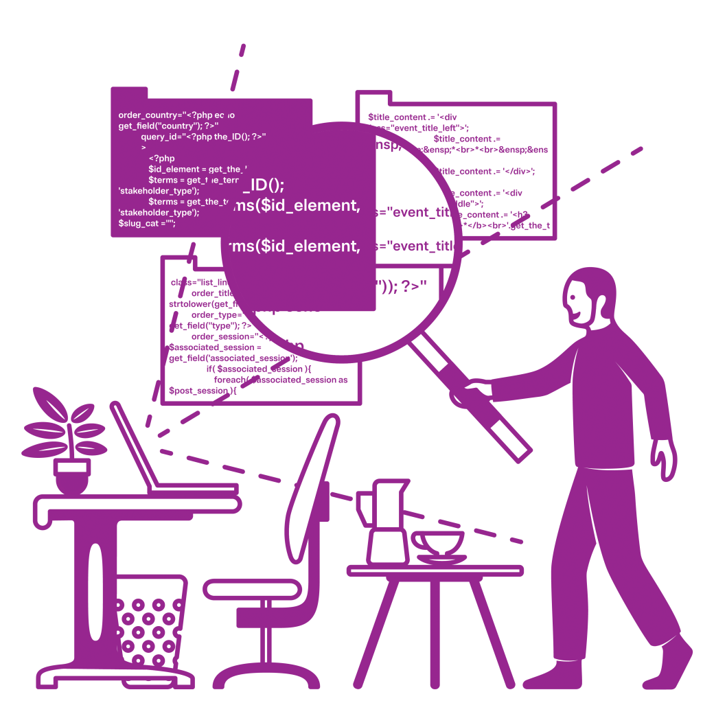 Vignette présentant l'étape de mise en œuvre de la maintenance de la méthodologie de maintenance de site web du Duo J&J